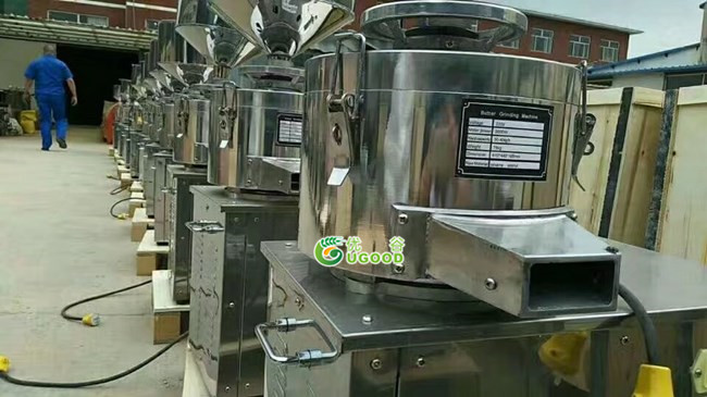 20ft Container of Peanut and Sesame Butter Milling Machines will be delivered to India