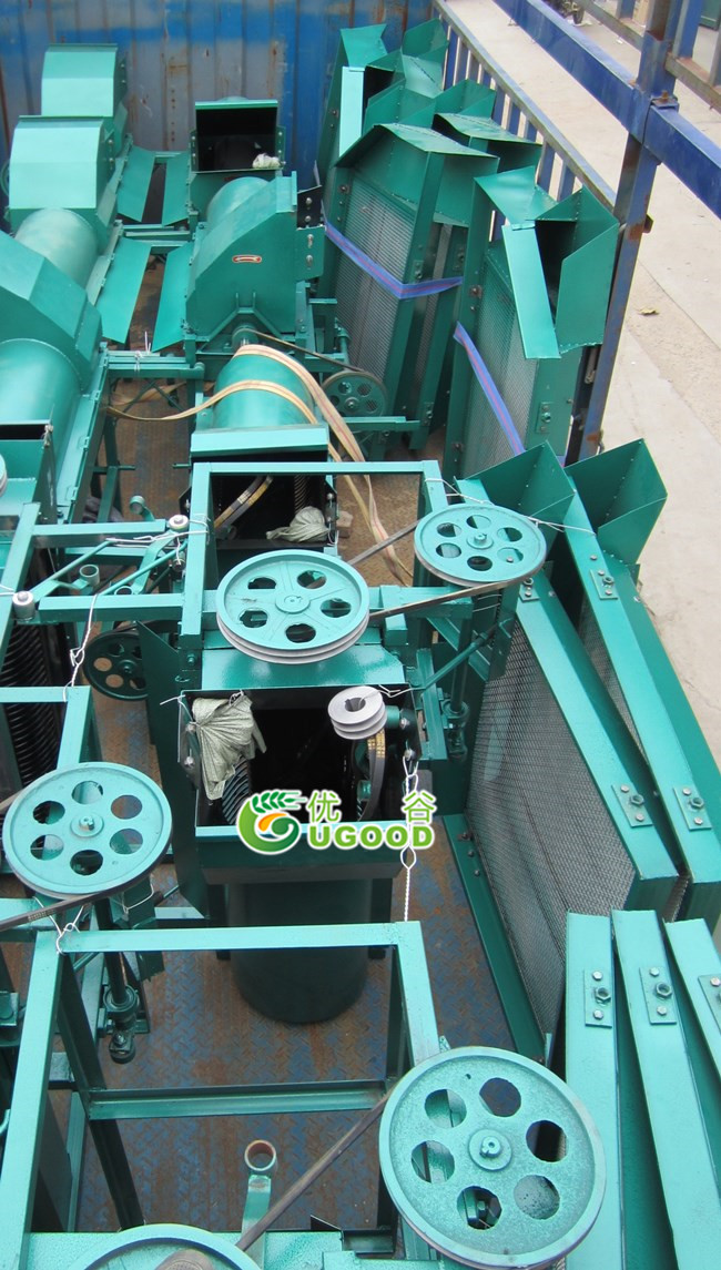 Sunflower Seeds Threshing Machine UGST-2 Delivery to Guangzhou