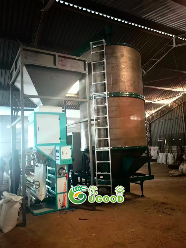 The portable grain dryers project in Africa was successfully installed