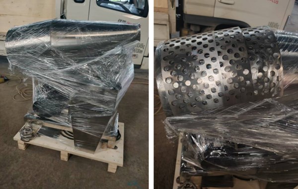 Stainless Steel Wet Dough Hammer Mill Exported to Malaysia