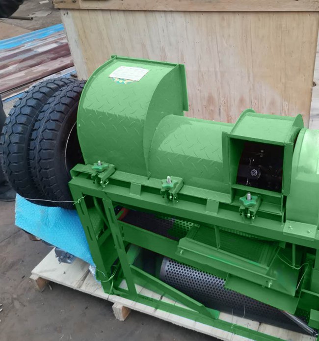 Multi-crops Threshing and Cleaning Machine Delivery to UK