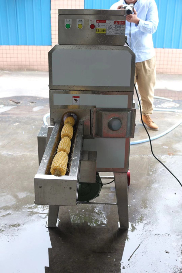 sweet corn threshing machine