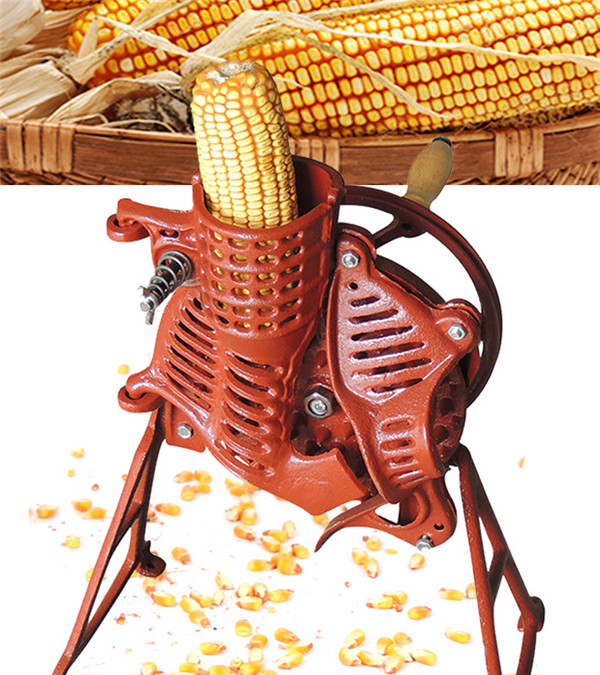 Hand Crank Corn Sheller Small Maize Thresher Homeuse