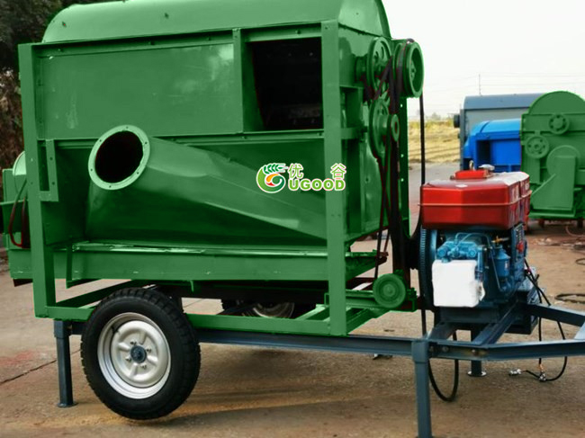 UGT-125 Quinoa Threshing Machine can THRESH AND CLEAN various crops seeds, like quinoa, sesame, chia, hemp seeds, wheat, paddy, barley, oat, rye, millet, sorghum, soybeans, lentils, mung beans, giant beans, peas, broad beans