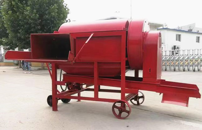 Castor Beans Threshing Cleaning Machine