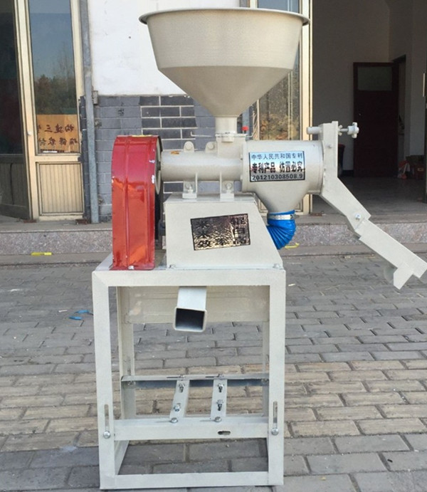 Small Home Use Integrated Paddy Husking and Rice Milling Machine