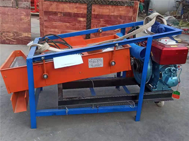 Grain Seeds Cleaning Winnowing Sorting Screening Machine 3-Layer Powered by Diesel Engine or Electric Motor