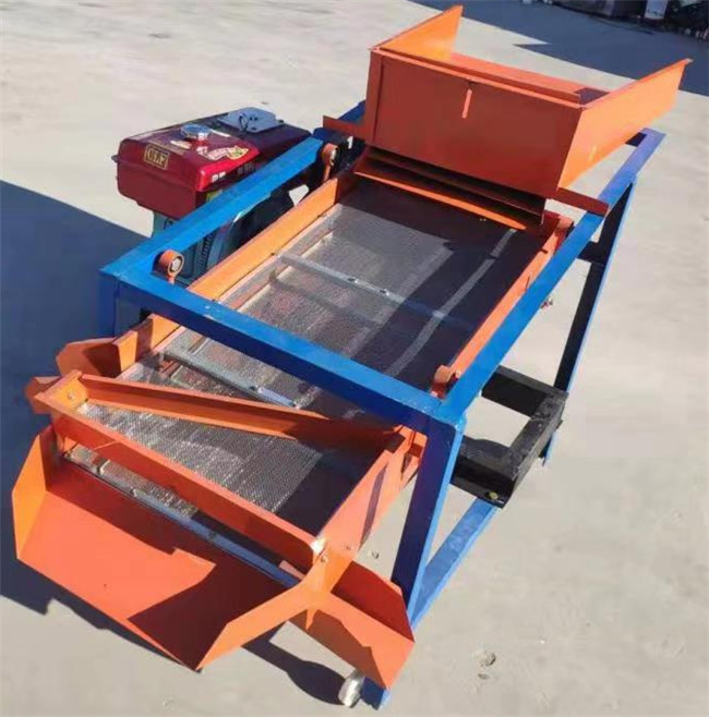 Grain Seeds Cleaning Winnowing Sorting Screening Machine 3-Layer Powered by Diesel Engine or Electric Motor