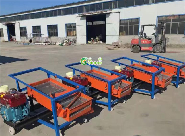 Grain Seeds Cleaning Winnowing Sorting Screening Machine 3-Layer Powered by Diesel Engine or Electric Motor