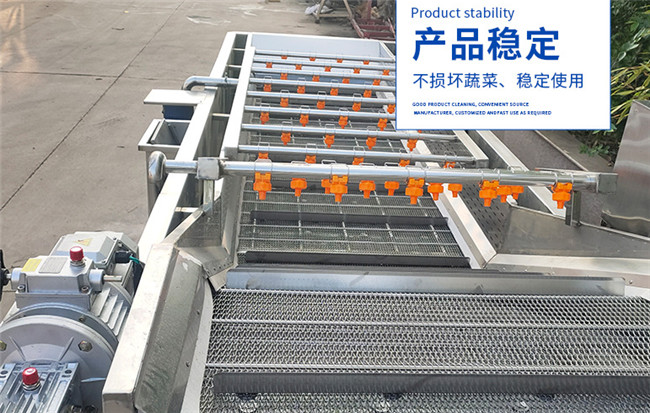 Fruits Vegetables Cleaning Washing Rinsing Machine or Bubble Cleaner