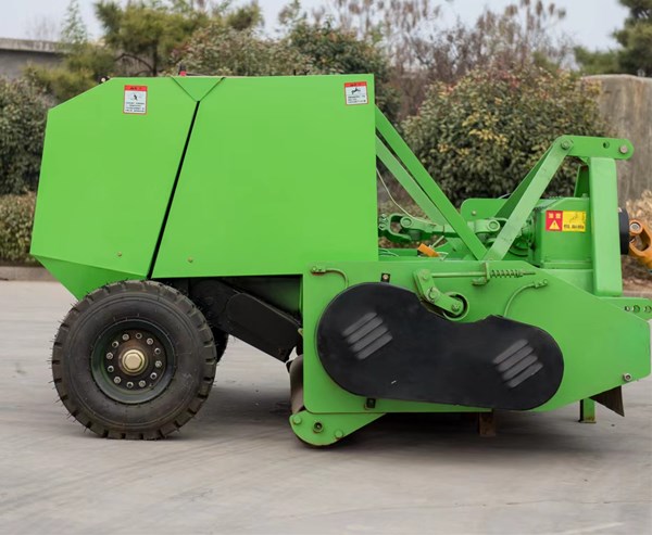 Portable Hey Wheat Corn Paddy Straw Round Baler Square Press Crushing Baling Machine PTO