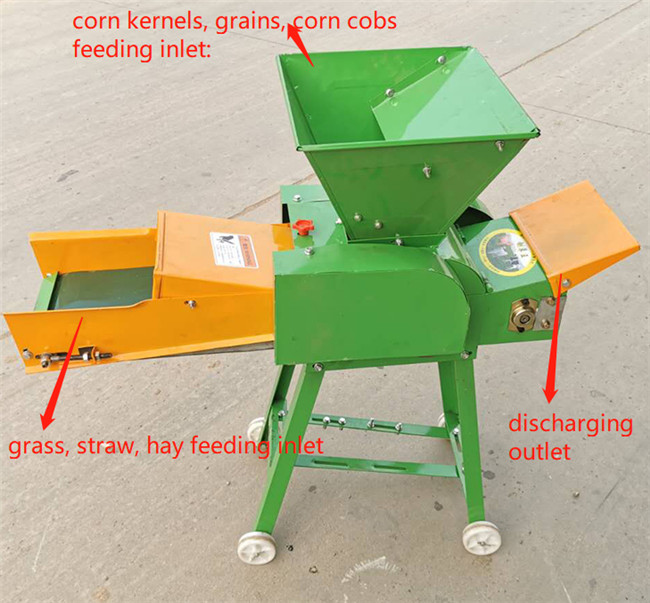 UGZC Series Small Portable Chaff Hay Straw Grass Cutter Also for Maize Corn Cobs Crushing Grinding